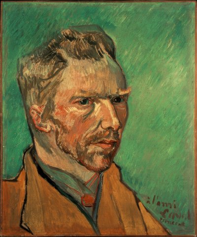 自画像 作： Vincent van Gogh