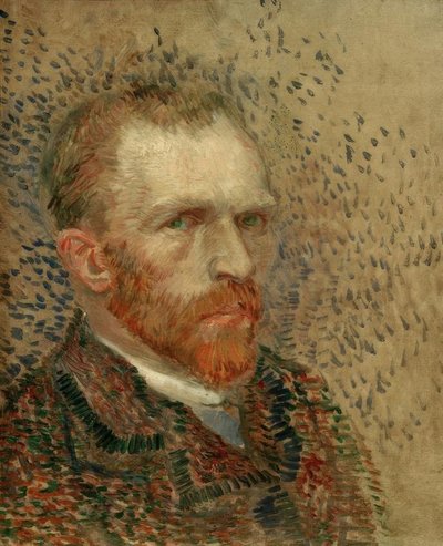 自画像 作： Vincent van Gogh