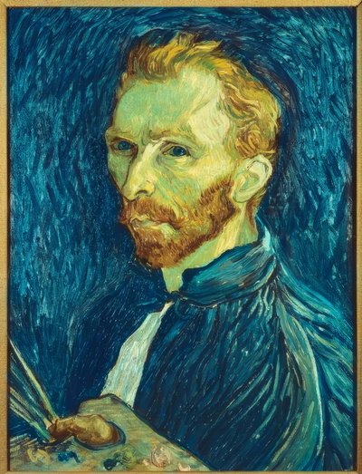 自画像 作： Vincent van Gogh