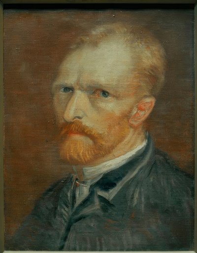 自画像 作： Vincent van Gogh