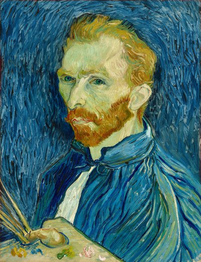 自画像 作： Vincent van Gogh