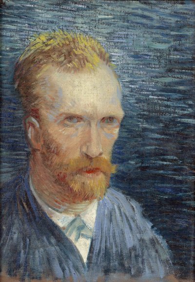 自画像 パル・ゴッホ、フィンセント、ファン（1853-1890）。キャンバスに油彩、サイズ：43,2x31,3 作： Vincent van Gogh