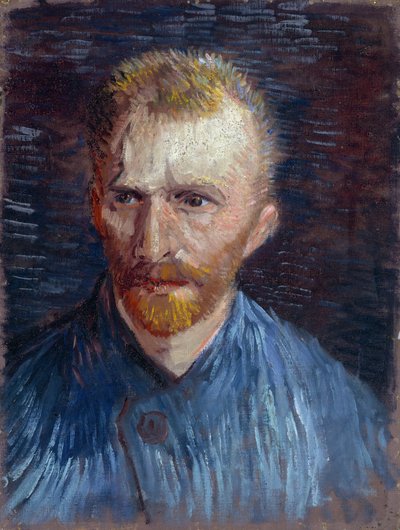 自画像 パル・ゴッホ、フィンセント、ファン（1853-1890）。キャンバスに油彩、サイズ：44,5x33,6 作： Vincent van Gogh