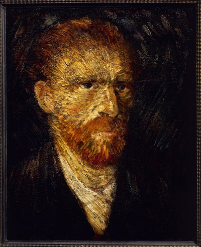 セルフポートレート（油彩・キャンバス 作： Vincent van Gogh