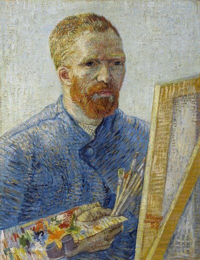 セルフポートレート 作： Vincent van Gogh
