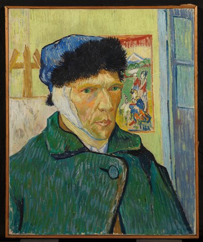 包帯耳のある自画像 作： Vincent van Gogh