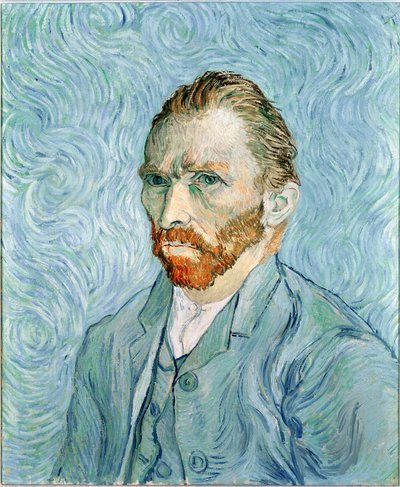 自画像 作： Vincent van Gogh
