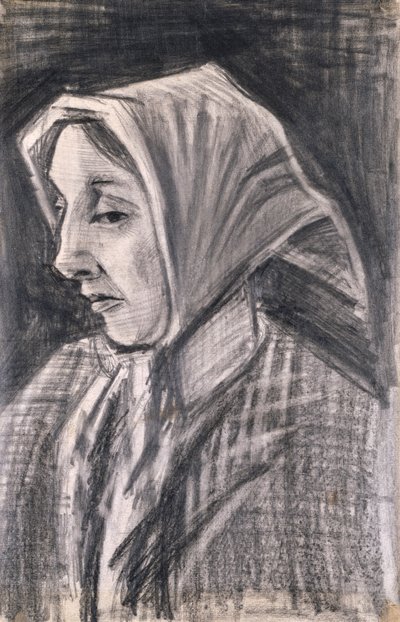 シェン、左向き 作： Vincent van Gogh