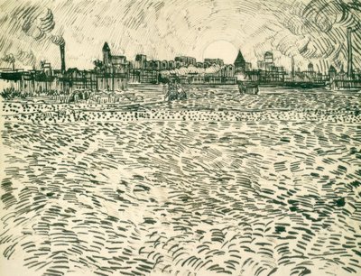 アルルでの夏の夜 作： Vincent van Gogh