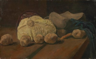 キャベツと下駄のある静物 作： Vincent van Gogh