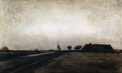 日の出;日の出、1883年 作： Vincent van Gogh