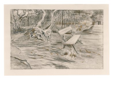 ベンチ、1882 作： Vincent van Gogh