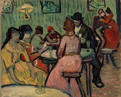 売春宿（ル・ルパナール） 作： Vincent van Gogh