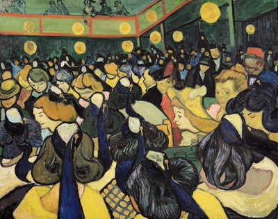アルルのダンスホール、1888 作： Vincent van Gogh