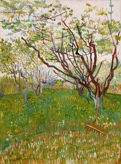 開花果樹園 作： Vincent van Gogh
