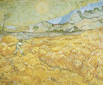 収穫機 作： Vincent van Gogh