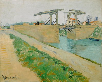 アルルの跳ね橋、1888年3月（キャンバスに油彩） 作： Vincent van Gogh