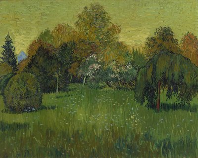 詩人の庭、1888 作： Vincent van Gogh