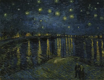 星空の夜、1888 作： Vincent van Gogh