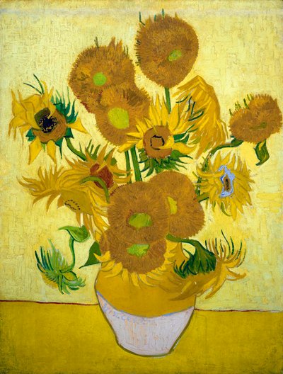 ひまわり、1889 作： Vincent van Gogh