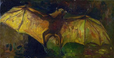 コウモリ」 ゴッホ、フィンセント、ファン（1853-1890）。キャンバスに油彩、サイズ：41,5x79 作： Vincent van Gogh