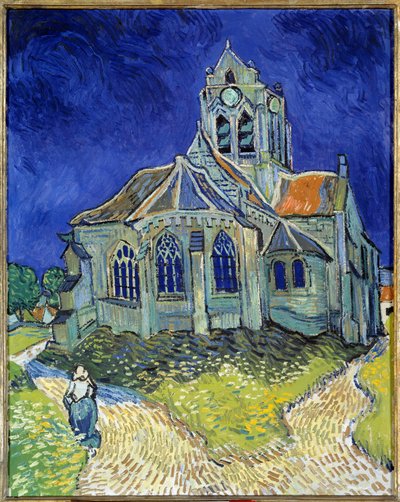 オーヴェール＝シュル＝オワーズ教会 作： Vincent van Gogh