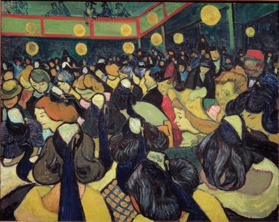 アルルのダンスホール - 油彩・キャンバス 作： Vincent van Gogh