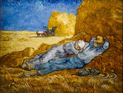 シエスタとしても知られる子午線 作： Vincent van Gogh