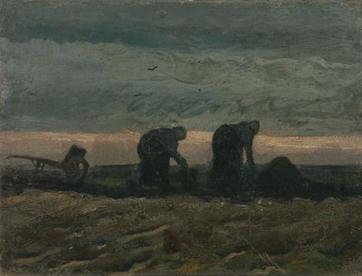 ヒースの二人の女性 作： Vincent van Gogh