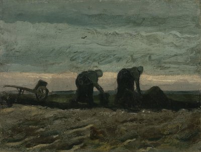 ヒースの2人の女性 作： Vincent van Gogh