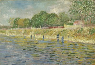セーヌ河岸。 1887年5月〜7月、パリ 作： Vincent van Gogh