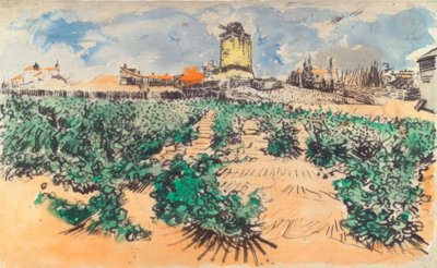 ゴッホ-ミルby A.Daudet Fontvieille 作： Vincent van Gogh