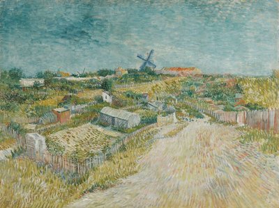 モンマルトルの菜園 作： Vincent van Gogh