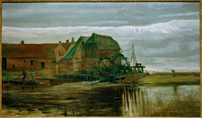ジェネプの水車小屋 作： Vincent van Gogh