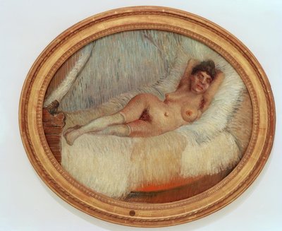 ベッドの上の女性のヌード 作： Vincent van Gogh