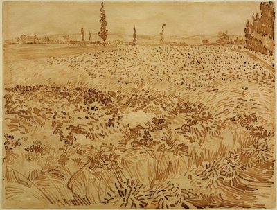 小麦畑 作： Vincent van Gogh