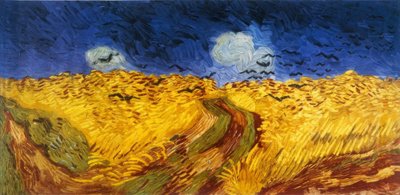 カラスの麦畑 作： Vincent van Gogh