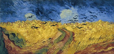 カラスと麦畑 作： Vincent van Gogh