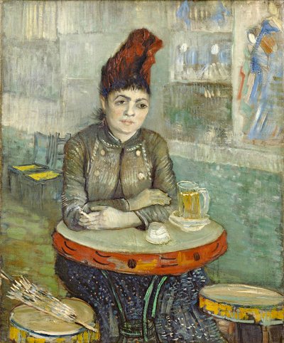 「カフェタンボリン」の女性 作： Vincent van Gogh