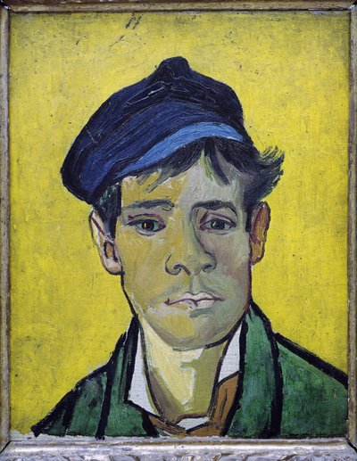 帽子をかぶった若い男 作： Vincent van Gogh