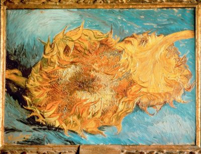 2つのカットひまわり 作： Vincent van Gogh