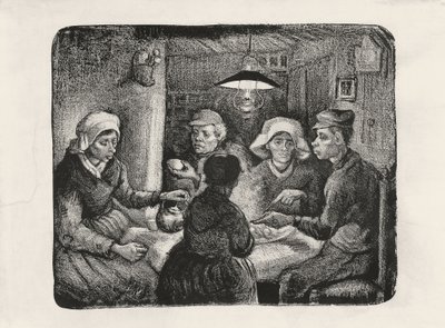 じゃがいもを食べる人 作： Vincent van Gogh