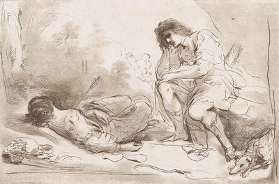 ケファルスとプロクリス、1764-98。 作： Vincenzio Vangelisti