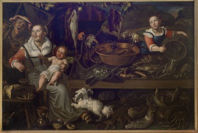 魚屋 作： Vincenzo Campi