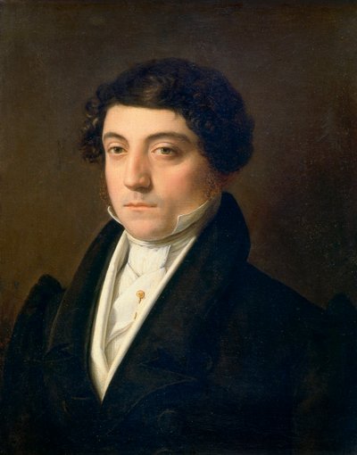 ジョアッキーノ・ロッシーニの肖像 1830年 (1792-1868) 作： Vincenzo Camuccini