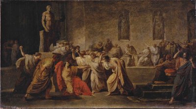 ジュリアス・シーザーの死 作： Vincenzo Camuccini