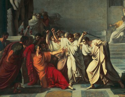 ジュリアス・シーザーの死 作： Vincenzo Camuccini