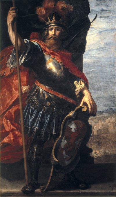 Visigoottien kuninkaan Athaulfin muotokuva 作： Vincenzo Carducci