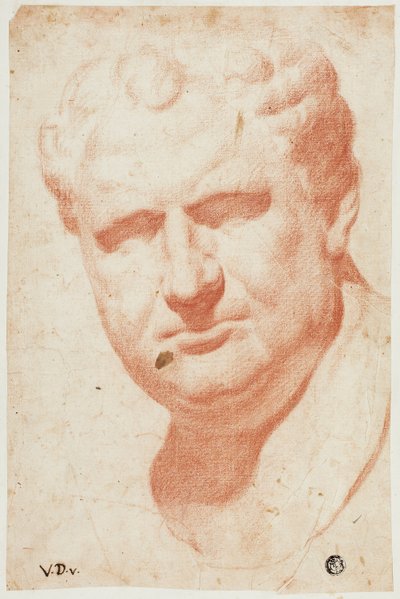 ウェスパシアヌスの古代肖像胸像 作： Vincenzo Dandini