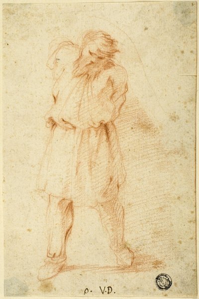 両腕を後ろに縛られた人物 作： Vincenzo Dandini